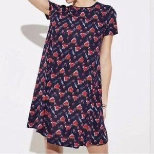 Petite Ikat Short Sleeve Swing Dress